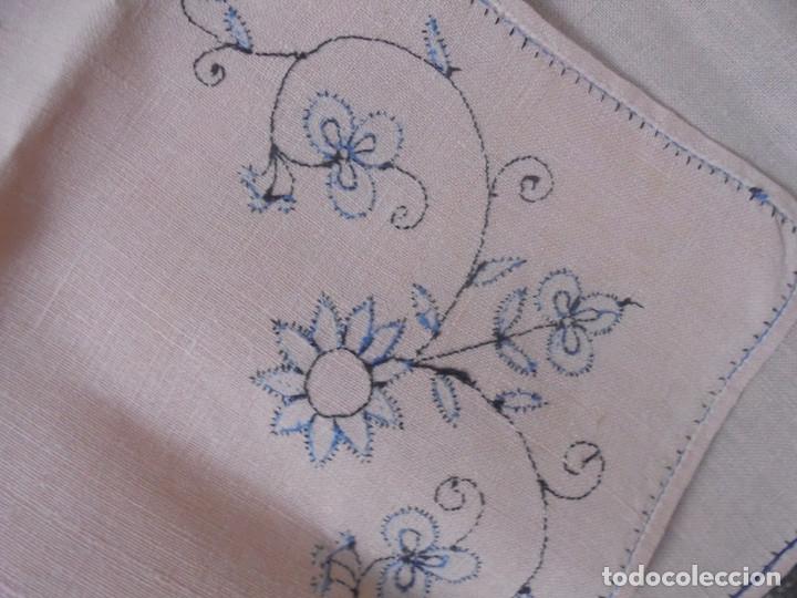 Vintage: vintage mantel bordado a mano - Foto 3