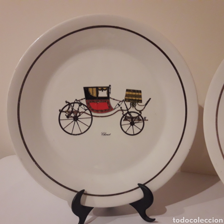 Vintage: Pareja de platos Luneville - Foto 2