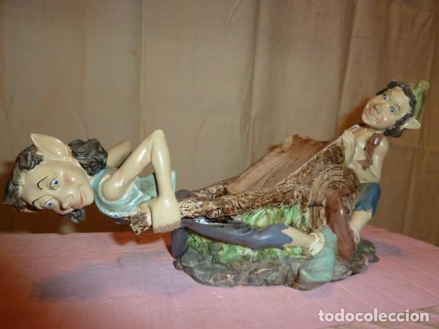 Vintage: Soporte para botella. Duendes - Foto 3
