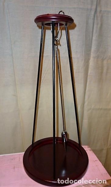 Vintage: P&eacute;ndulo de madera y metal - Foto 1