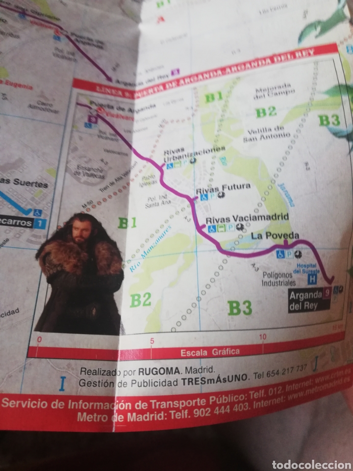 Vintage: Plano del metro del Hobbit, Dicienbre del 2012 - Foto 5