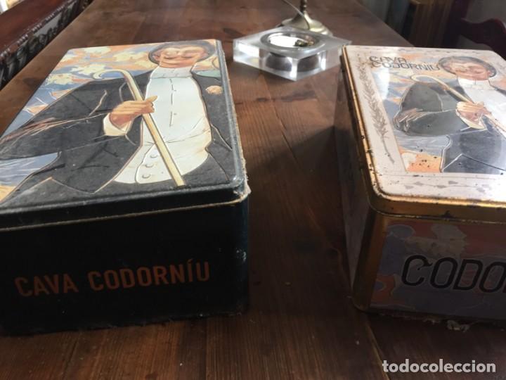 Vintage: CAJA - LATA TROQUELADA Y SERIGRAFIADA DE CAVA CODORNIU - Foto 4