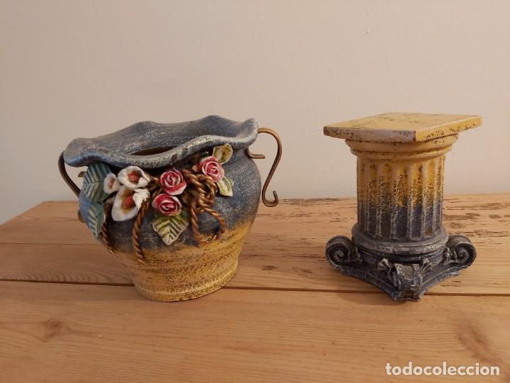 Vintage: Conjunto jarr&oacute;n decorativo - Foto 1