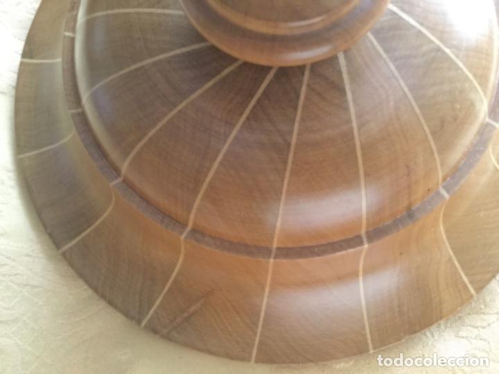 Vintage: CENTRO DE MESA, DE MADERA, MARQUETERIA HECHO A MANO, - Foto 23