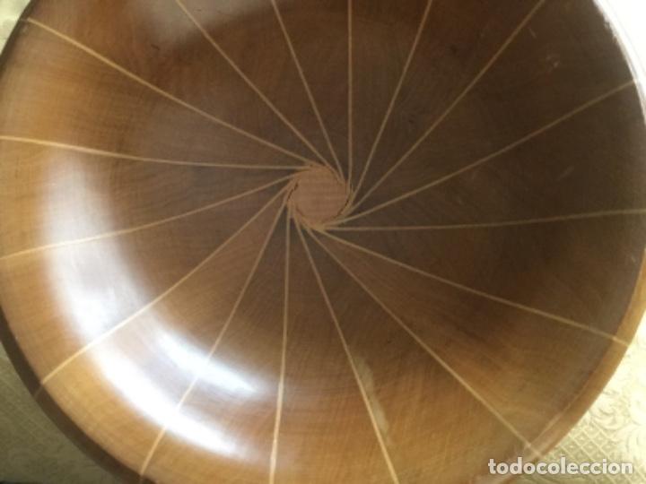 Vintage: CENTRO DE MESA, DE MADERA, MARQUETERIA HECHO A MANO, - Foto 24