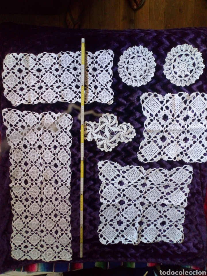 Vintage: Lote tapetes crochet