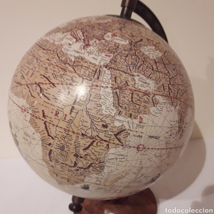 Vintage: Bola del mundo. Curioso mapa mar&iacute;timo - Foto 7