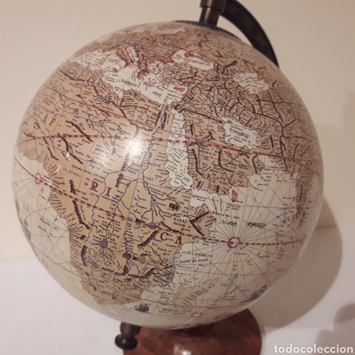 Vintage: Bola del mundo. Curioso mapa mar&iacute;timo - Foto 8