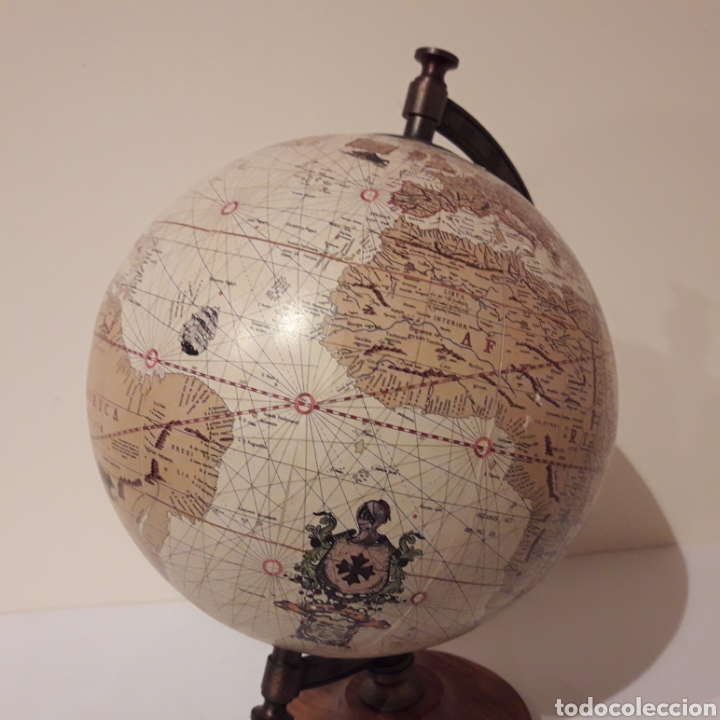 Vintage: Bola del mundo. Curioso mapa mar&iacute;timo - Foto 9