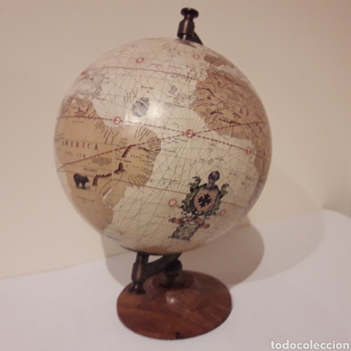 Vintage: Bola del mundo. Curioso mapa mar&iacute;timo - Foto 10