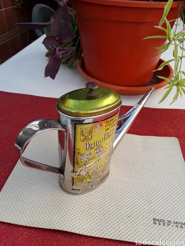 Vintage: LATA ACEITE INOX. NUEVA - Foto 2