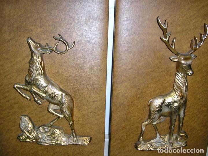 Vintage: CUADROS DE BRONCE Y SKAY - Foto 2