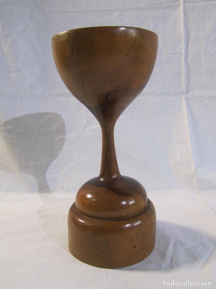 Vintage: Copa de madera torneada grande de 2 piezas - Foto 2