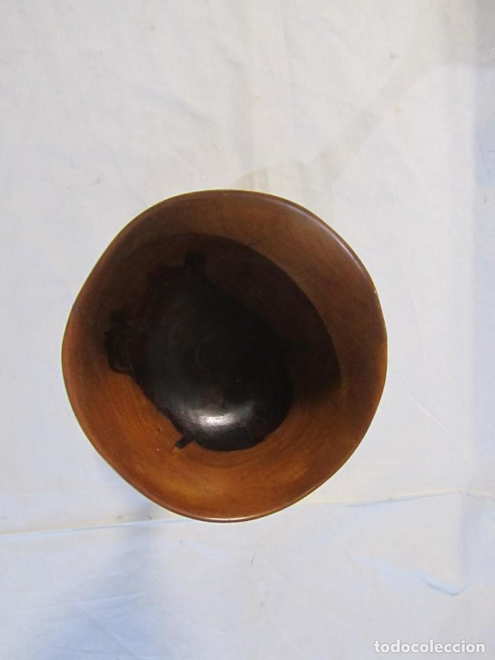 Vintage: Copa de madera torneada grande de 2 piezas - Foto 14