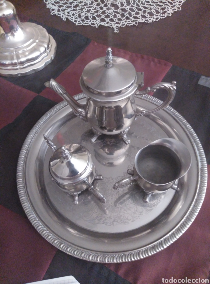 Vintage: Juego mini de caf&eacute; set silver - Foto 2