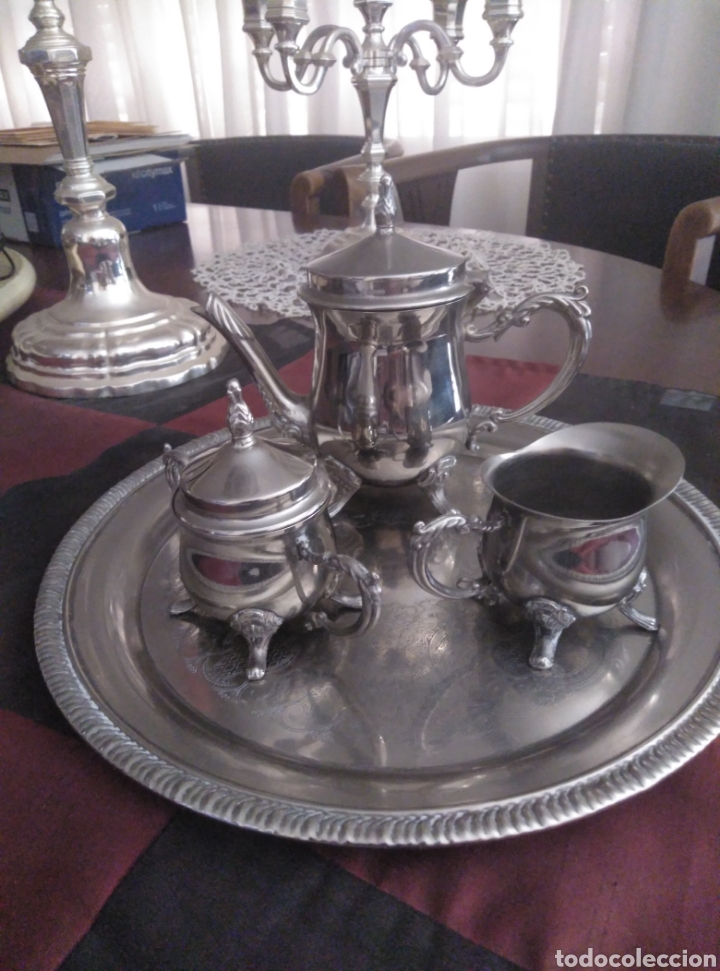 Vintage: Juego mini de caf&eacute; set silver - Foto 1