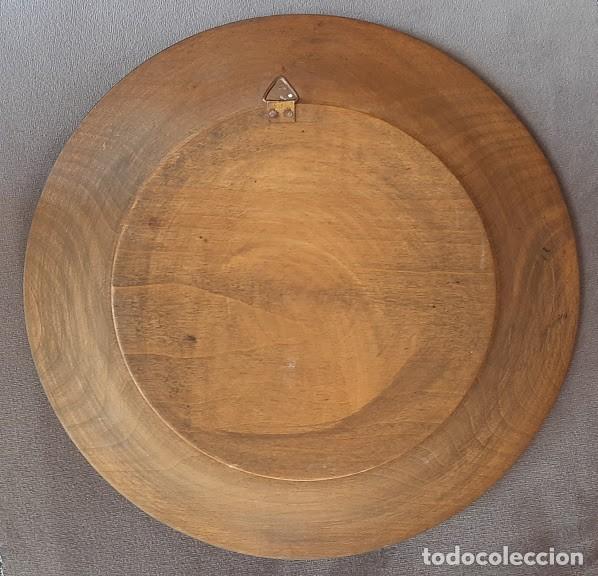 Vintage: Plato colgante de madera vintage - Foto 2