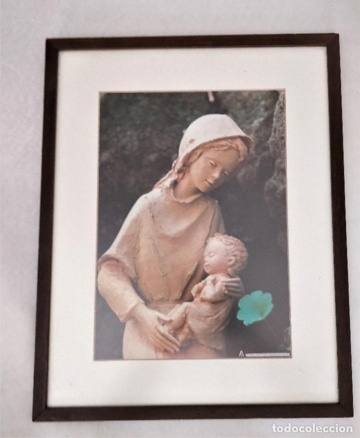 Vintage: Cuadro Virgen - Foto 1