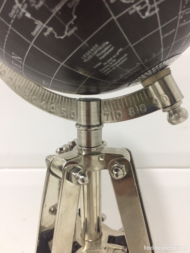 Vintage: ORIGINAL GLOBO TERR&Aacute;QUEO FORMA DE TR&Iacute;PODE - Foto 7