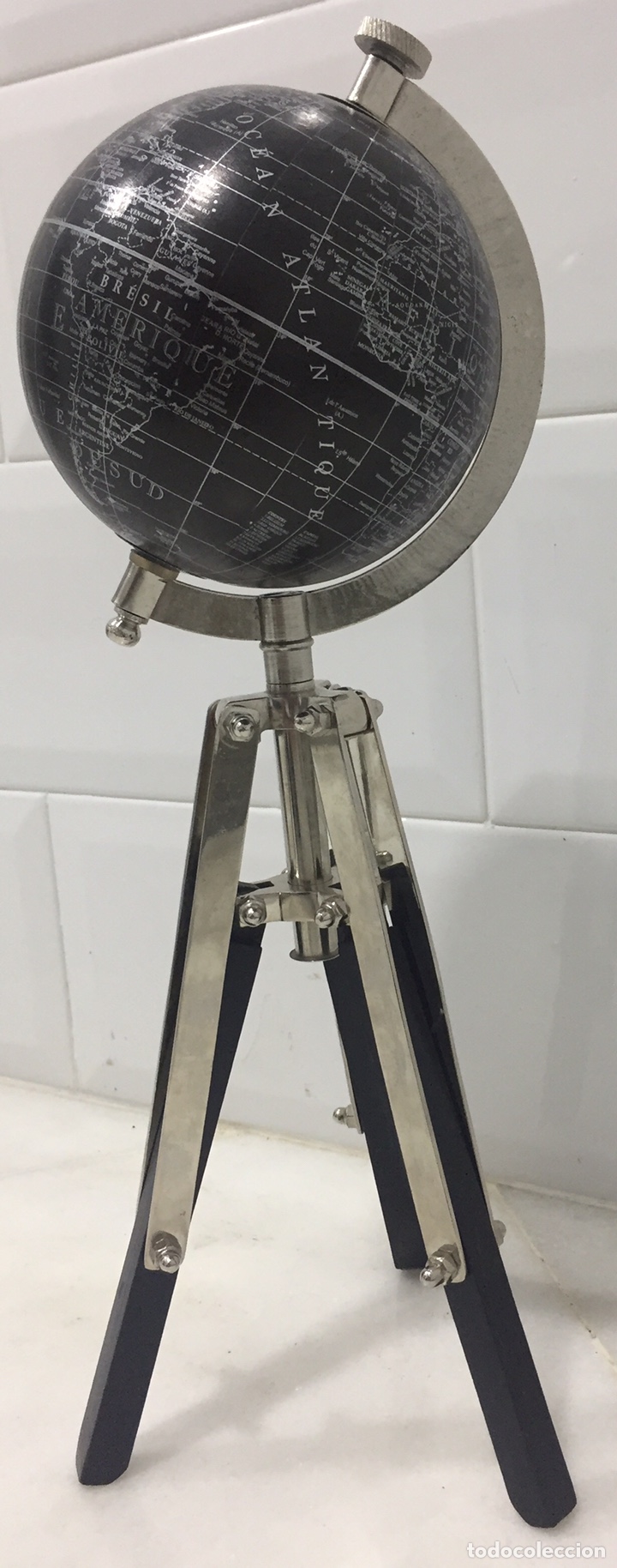 Vintage: ORIGINAL GLOBO TERR&Aacute;QUEO FORMA DE TR&Iacute;PODE - Foto 11