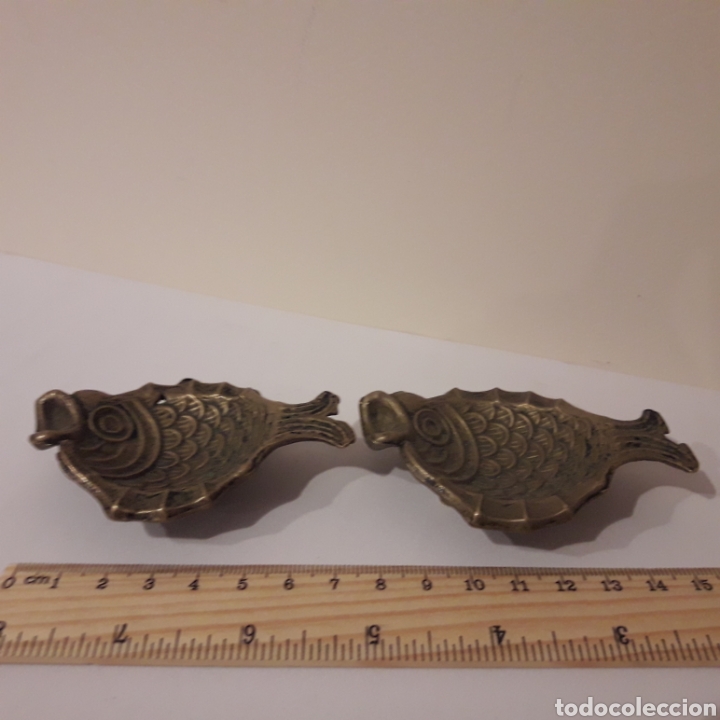 Vintage: Peces de bronce. Miniaturas - Foto 2