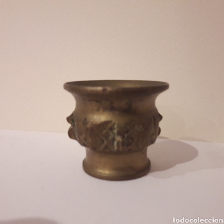 Vintage: Mortero de bronce. Miniatura - Foto 2