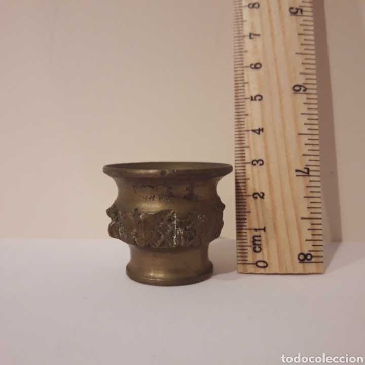 Vintage: Mortero de bronce. Miniatura - Foto 3
