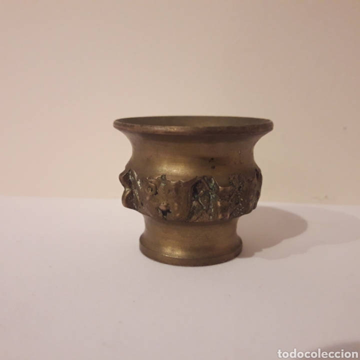 Vintage: Mortero de bronce. Miniatura - Foto 1
