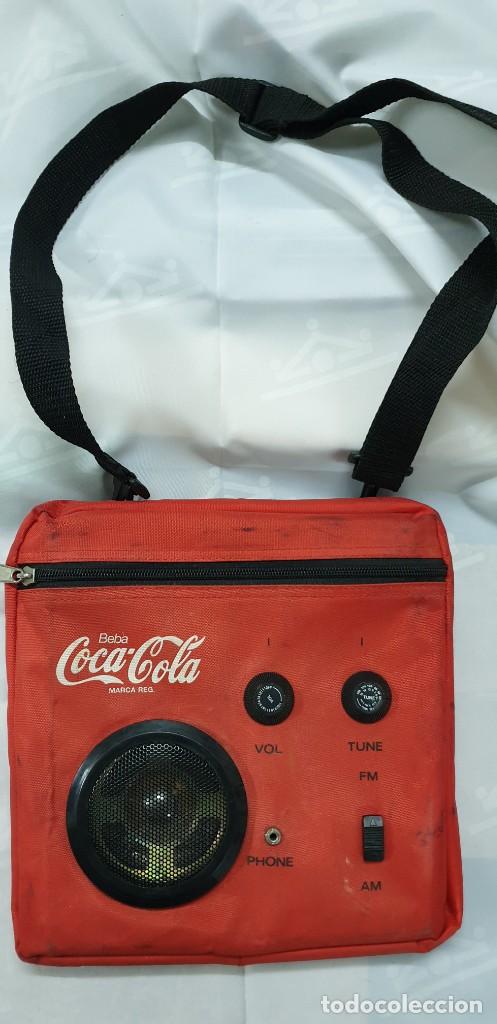 Vintage: BOLSA VINTAGE COCA-COLA CON TRANSISTOR - Foto 7