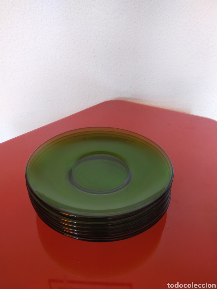 Vintage: Platos pan duralex verde - Foto 1