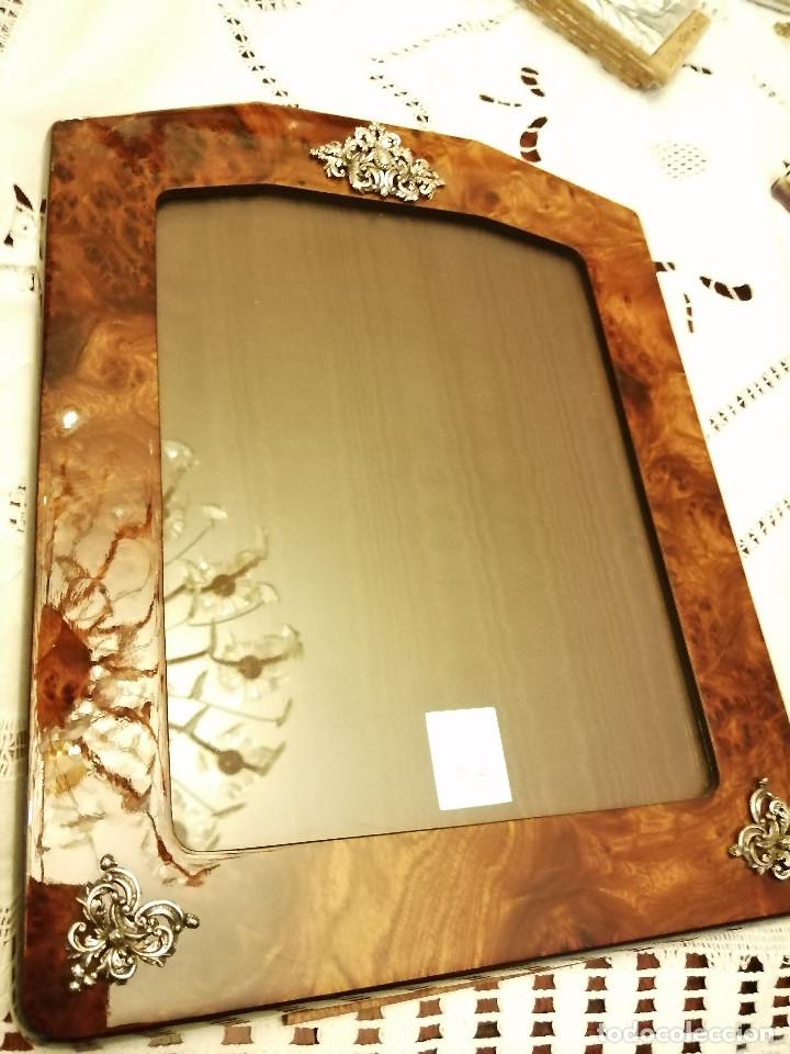 Vintage: MARCO DE FOTOS CON ADORNOS EN PLATA