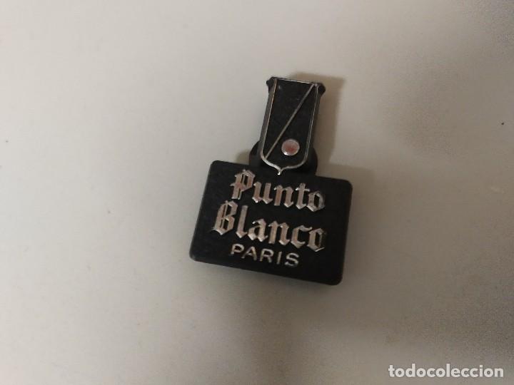 Vintage: CLIP DE PUNTO BLANCO.