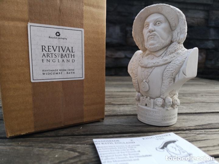 Vintage: Busto de ENRIQUE VIII 12 cm - Foto 2