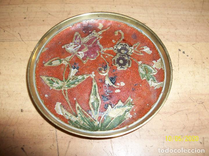 Vintage: LOTE DE 4 PLATOS DE BRONCE - Foto 2