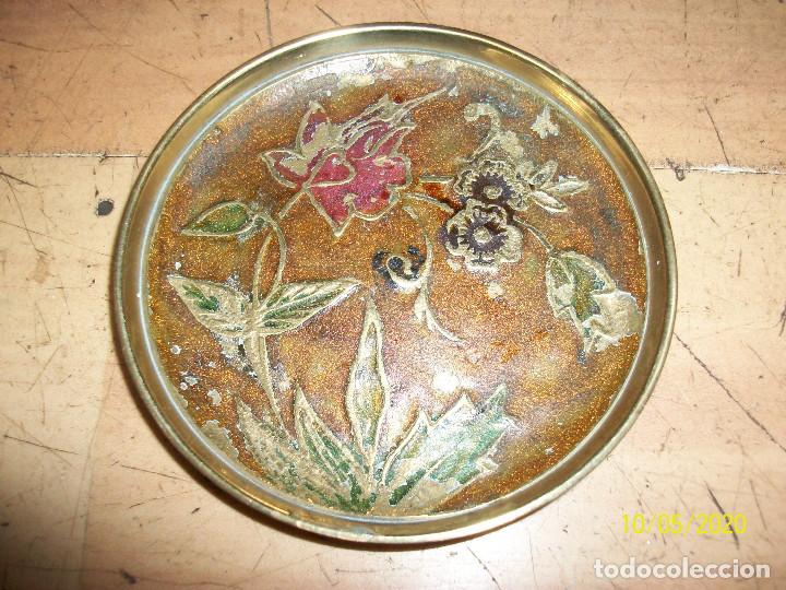 Vintage: LOTE DE 4 PLATOS DE BRONCE - Foto 3