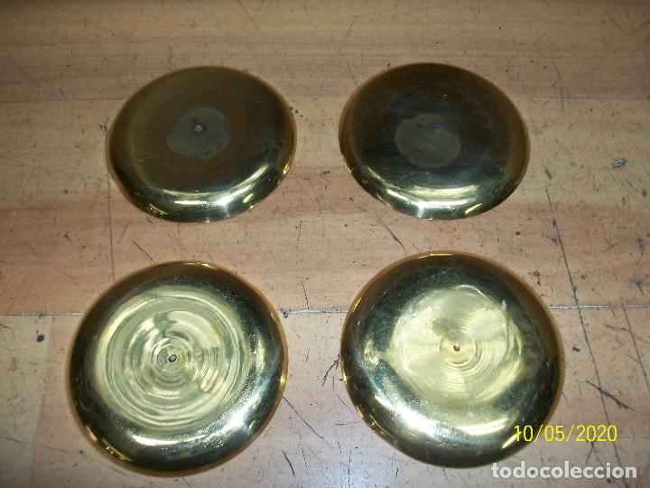 Vintage: LOTE DE 4 PLATOS DE BRONCE - Foto 8