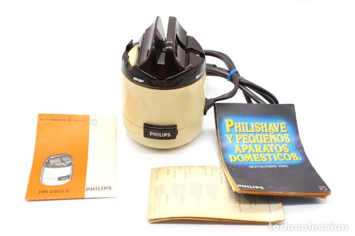 afilador eléctrico vintage, marca philips, made - Compra venta en