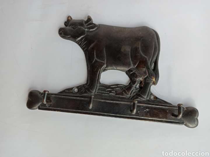 Vintage: Portallaves de bronce - Foto 2