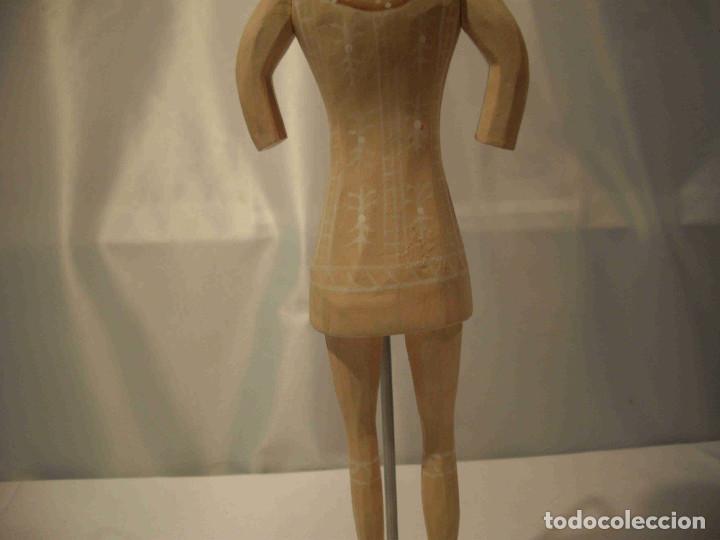 Vintage: MU&Ntilde;ECO PUNTILLAS BEIG - Foto 3