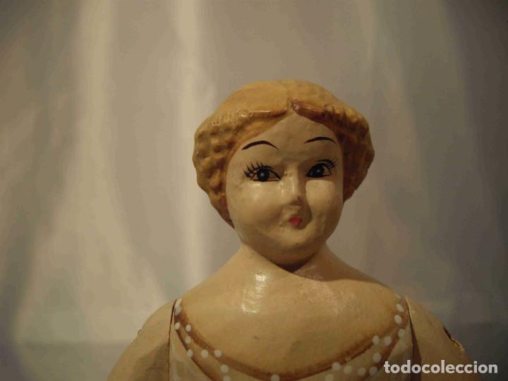 Vintage: MU&Ntilde;ECO PUNTILLAS BEIG - Foto 5