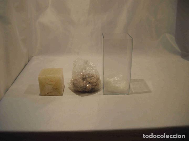 Vintage: PORTAVELAS CON PIEDRA EN BASE CUAD. - Foto 4