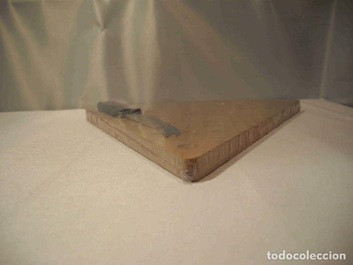 Vintage: TABLA CORTAR QUESO MADERA 30X3 - Foto 2