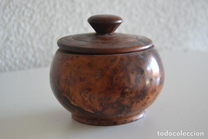 bote de ¿ madera de raiz ? con tapa - Buy Other vintage objects for  decoration on todocoleccion
