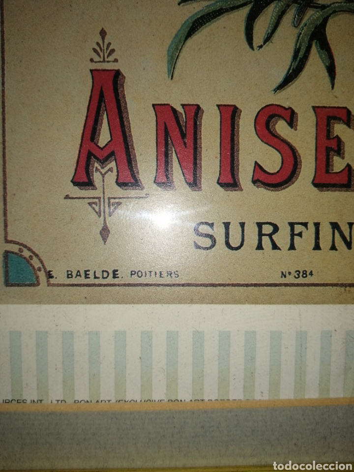 Vintage: CUADRO PUBLICIDAD ANISETTE - Foto 3