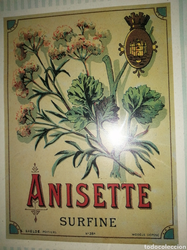 Vintage: CUADRO PUBLICIDAD ANISETTE - Foto 4