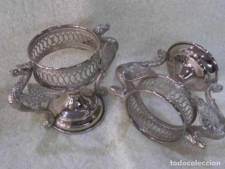 Vintage: SOPORTES - VASOS - ( CROMO-DRAGONES ) - Foto 1