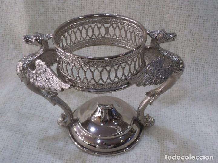 Vintage: SOPORTES - VASOS - ( CROMO-DRAGONES ) - Foto 3