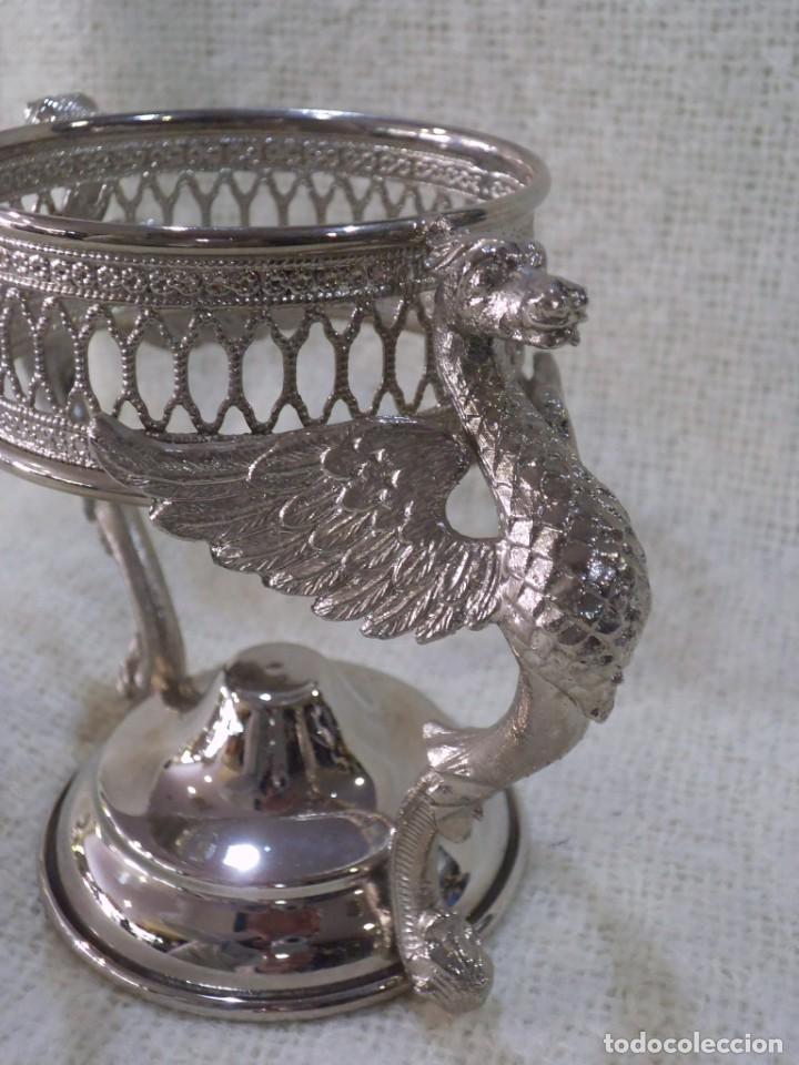 Vintage: SOPORTES - VASOS - ( CROMO-DRAGONES ) - Foto 4