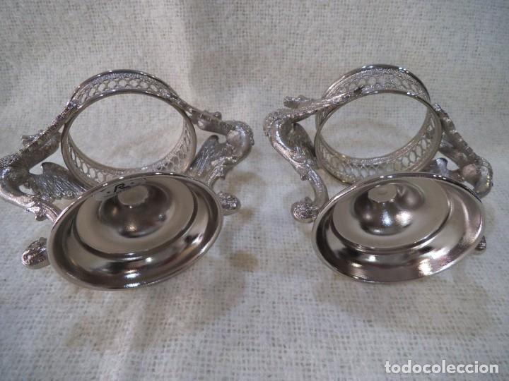 Vintage: SOPORTES - VASOS - ( CROMO-DRAGONES ) - Foto 8