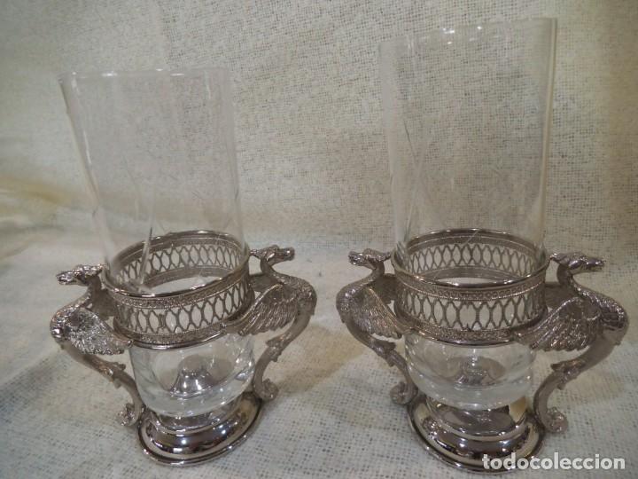 Vintage: SOPORTES - VASOS - ( CROMO-DRAGONES ) - Foto 9